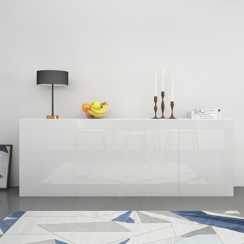 Credenza moderna bianca 200 - , cm