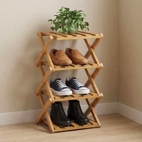 Scaffale pieghevole per scarpe